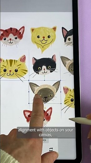 Align + Snap Objects in Procreate Easily!