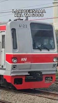Train Race on the Bekasi - Jakarta Line, featuring KRL TM 6000 and KRL CRRC CLI.125!