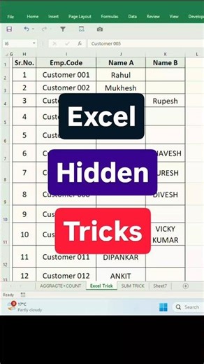 Excel Trick 🔥 Merge Data in Seconds | No Formula, No VBA 😱 #exceltricks