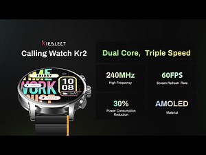 Kieslect Kr2 | Calling Watch | Dual Core | Triple Speed