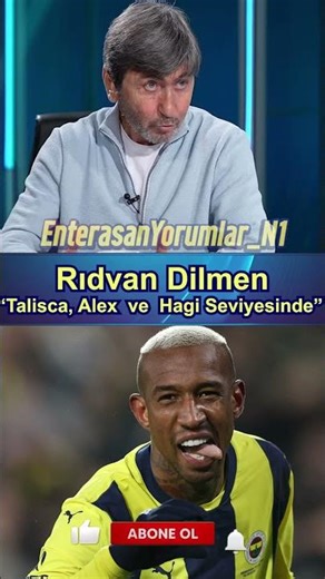 Talisca tartışmaya kapalı oyuncu Rıdvan Dilmen #fenerbahçe #shorts #rıdvandilmen #futbol