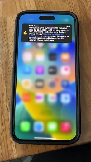 Cell Broadcast Emergency Alert - Test Warning Nationwide Warning Day 2022