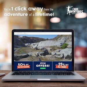 Save up to 25% when you book online today. It's quick and simple on our NEW website! Discover more  www.cabo-adventures.com | Cabo Adventures | Facebook