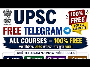 All course available for #upscexam