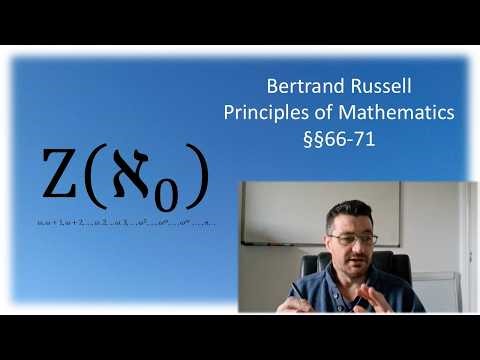 Bertrand Russell - Principles of Mathematics - §§ 66 to 71