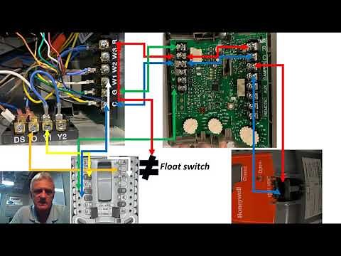 honeywell w8150 whole house ventilation wiring