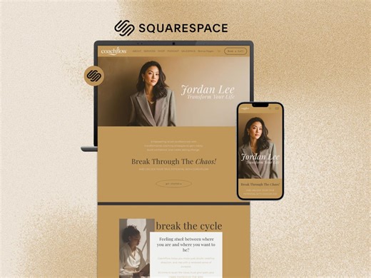 Squarespace Website Template | Luxury Business Design (squarespace 7.1) - Etsy
