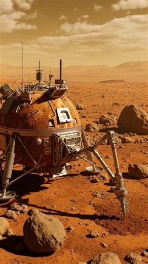 Venera 14 lander on Venus with extended soil-sampling arm! | Space Voyager