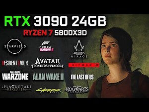 RTX 3090 24GB + RYZEN 7 5800X3D Test in 12 Games at 1440p | 2024