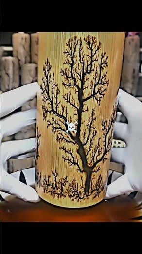 Burning Art on Bamboo | Satisfying