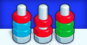 Nuts Puzzle: Sort By Color 🕹️ Play on CrazyGames
