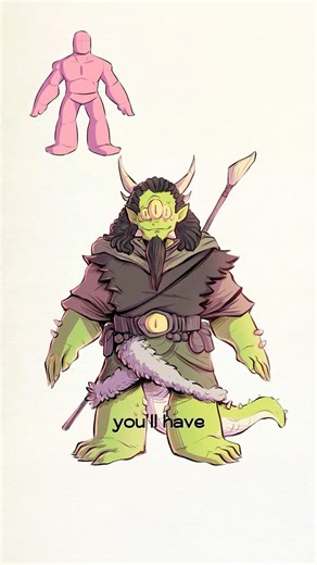 Drawing Different Characters using ONE Template