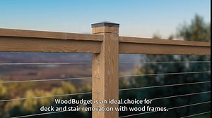 Muzata 40Pack Cable Railing Kit Protector Sleeve Adhesive Grommet Protective for 1/8" 5/32" 3/16" Wire Rope Wood Metal Posts T316 Stainless Steel Cable Deck Railing CR74,CP2