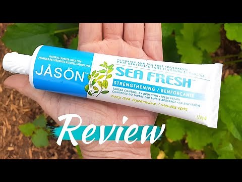 JASON SEA FRESH TOOTHPASTE REVIEW | Clarify Green