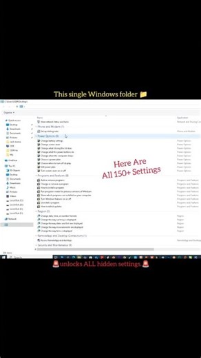 .{ED7BA470-8E54-465E-825C-99712043E01C} | Enable God Mode in Windows | Hidden Control Panel Trick