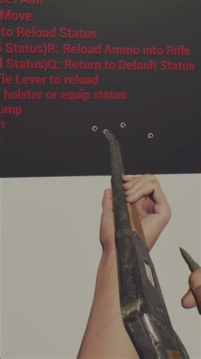 FPS Winchester 1894 Blender and UnrealEngine