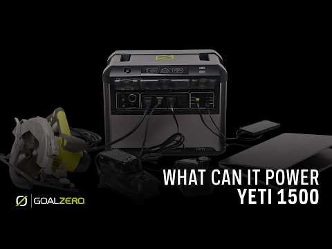 Goal Zero Yeti 1500: What Can It Power? (New in 2026)