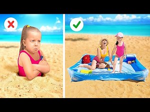 GENIUS SUMMER HACKS || Best Ideas For Crafty Parents