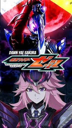KAMEN RIDER DAWN DEBUT! #shorts #yaesakura #仮面ライダー #kamenriderdawn #tokusatsu #kamenriderzeztz