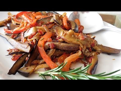 Sauteed Eggplant (Vegan Recipe) -- The Frugal Chef