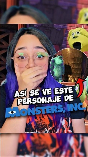 ASÍ SE VE ESTE PERSONAJE DE MONSTERS INC | #disney #monstersinc #disney #tokyo #japon #curiosidades