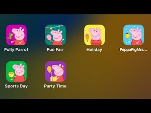 Peppa Pig in Italiano - Peppa Pig: Polly Parrot,Peppa Pig: Theme Park,Peppa Pig: Holiday,Sports Day
