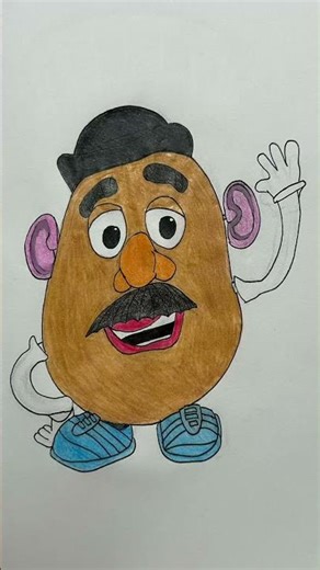 Mr. Potato Head drawing.