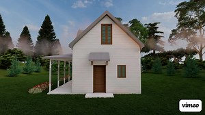 32'x16' Tiny Home Plans, Two Story, Two Bedroom House Plan, 1024sqft, Small Tiny House Blueprints, Cabin Plans With Loft Above - Etsy