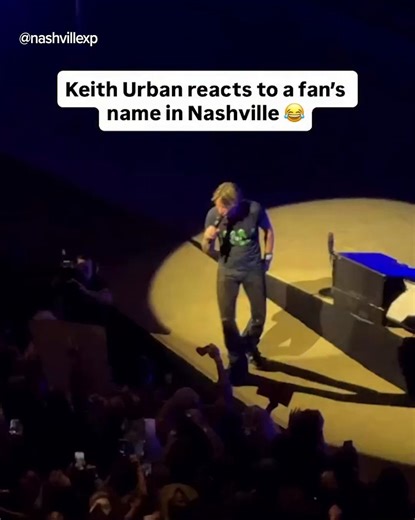 Keith Urban hilariously reacted to meeting a fan named Nicole at his Nashville concert on Friday, amidst his ongoing divorce from Nicole Kidman.⁠ ⁠ Scanning fans' signs during his show, Keith read one that caught his attention: "Will you tell my fam I'm pregnant?"⁠ ⁠ Keith proceeded to walk up to the fan and ask her name. "You’re not going to like it," she replied. "My name is Nicole." ⁠ ⁠ He then hilariously buckled over as the arena erupted in laughter. 😂⁠ ⁠ While the Country superstar did no