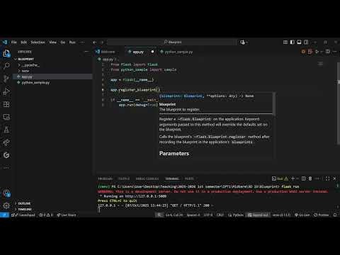 Module 4 Flask Blueprint