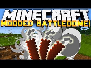 Minecraft Modded Battle Dome! - CREEPER HUNTERS! - (Balkon's Weapon Mod) - Part 1/2