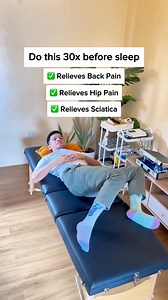 Back Pain, Hip Pain & Sciatica Relief in 1 Exercise Before Sleep 🤯😱🤩 | Physical Therapy Session