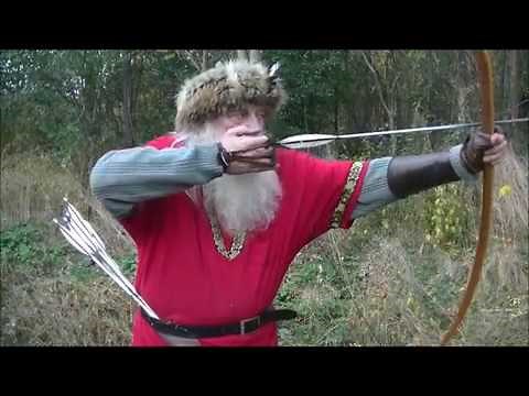 TRADITIONAL ARCHERY HOWARD HILLS STYLE SWING DRAW NON REALITY TV WITH GARE