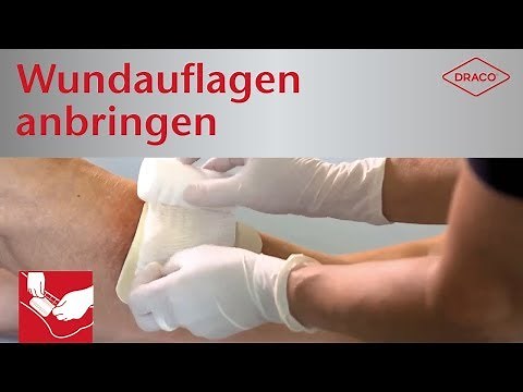 Wundauflagen anbringen bei chronischen Wunden: nicht-haftende Wundauflagen von DRACO