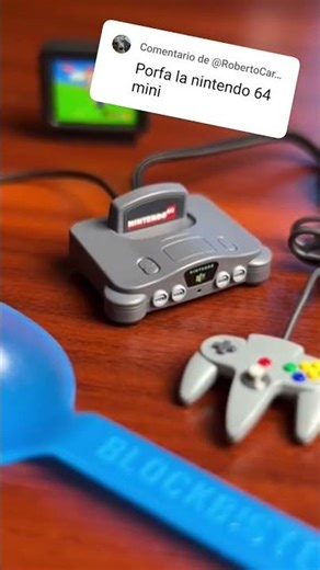 🎮 NINTENDO 64 MINI con Super Mario 64 🎮 #N64Mini #Nintendo64 #SuperMario64 #Gaming #ShortsLatino