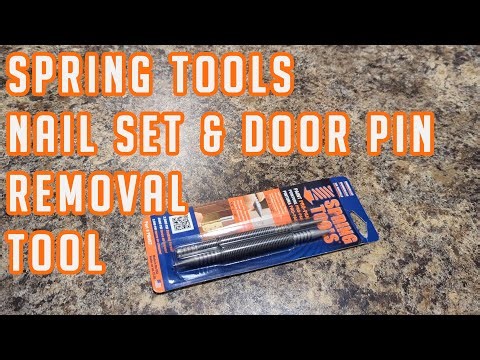 Spring Tools Nail Set And Door Pin Removal Tool