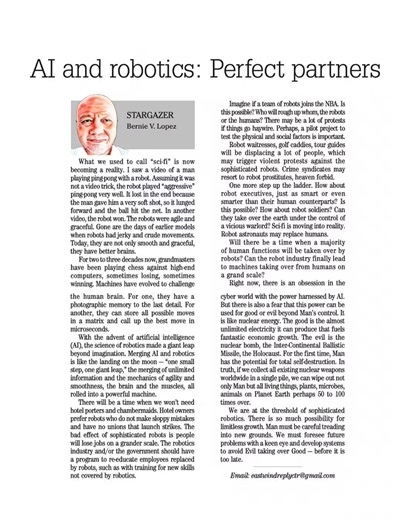 For two to three decades now, grandmasters have been playing chess against high-end computers, sometimes losing, sometimes winning. Machines have evolved to challenge the human brain. For one, they have a photographic memory to the last detail. For another, they can store all possible moves in a matrix and call up the best move in microseconds. Click the link in the comments for the full story. #AITechnology #DailyTribune | Daily Tribune