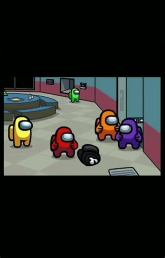 All crewmate are dancing @AMONG US ####