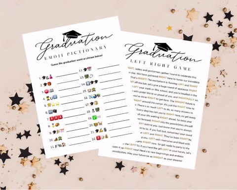 Graduation Party Game Bundle Graduation Party Class of 2026 Graduation Games Printable High School Graduation 2026 College Graduation Bingo - Etsy