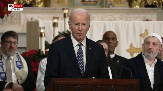 Joe Biden attends New Orleans prayer service
