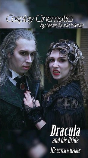 Dracula and his Bride - Halloween Cosplay Vampire Costume Ideas