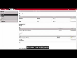 Electude - Tutorial: Use favorites to add a module or course to a student (group)