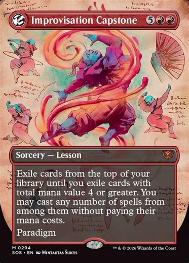 Secrets of Strixhaven borderless field note cards magic the gathering #strixhaven #mtgarena