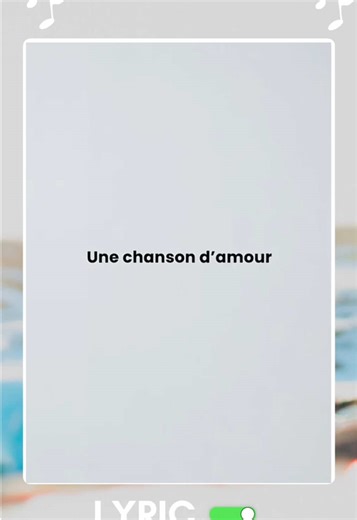 Mentissa - La chanson d'amour 🥰