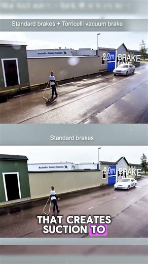 An Instant Stopping Vacuum Brake for Cars