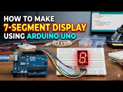 How to make 7 segment display using Arduino uno