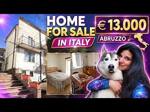 A House in Italy for €13,000? Abruzzo Home with Garage + Drone Tour