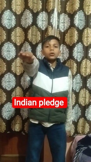 Indian pledge in English