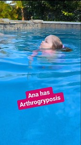 This is a HUGE step forward for her swimming!! 😍😍😍 #goalaccomplished #swimming #swimmer #disabiltyawareness #amcstrong #strongereveryday | Team AMC Ana