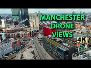 Manchester, Hulme, First Street, Mancunian Way. Around The City